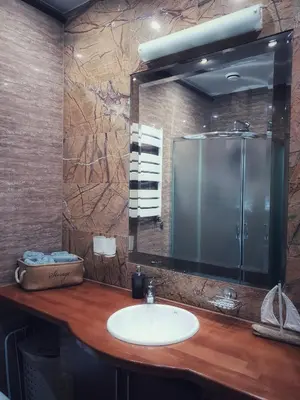 Łazienka w obiekcie Apartamenty Biały Kamień