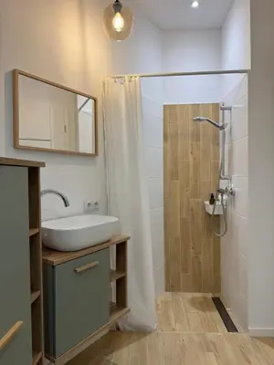 Łazienka w obiekcie Apartament Między Szlakami