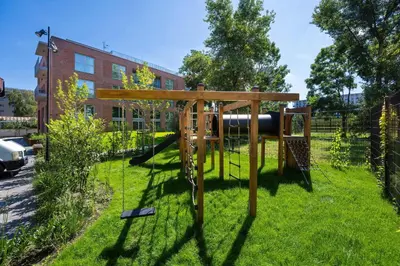Plac zabaw dla dzieci w obiekcie Luxury Apartments with Parking and Air Conditioning near Wrocław City Center by Renters Prestige