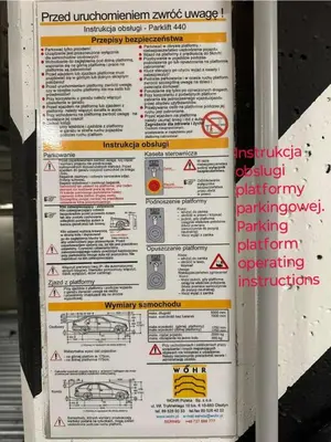 Certyfikat, podpis lub inny dokument wystawiony w obiekcie Michalczyka 3A - Self Check-In 20h - Parking