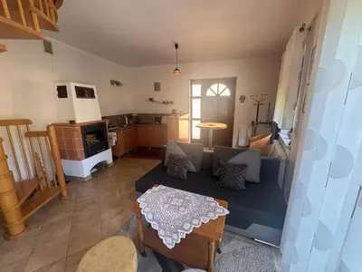 Część wypoczynkowa w obiekcie Domek Rychleby