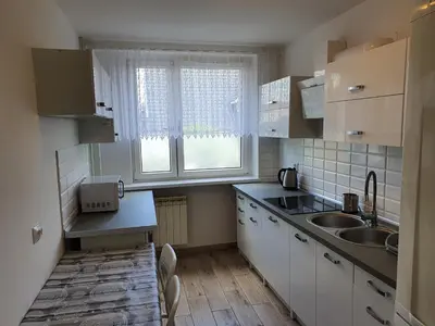 Kuchnia lub aneks kuchenny w obiekcie Hostel Berberysowa