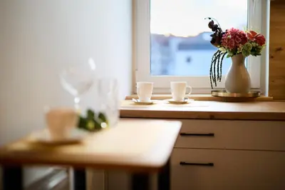 Plan piętra w obiekcie Reja Comfy Elegance Apartment by BookingHost
