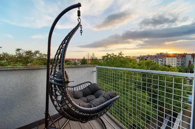 Balkon lub taras w obiekcie Reja Comfy Elegance Apartment by BookingHost