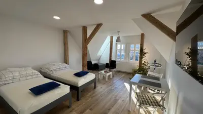 Część wypoczynkowa w obiekcie OPOLSKA WENECJA-apartament typu STUDIO z tarasem