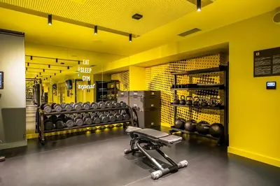 Centrum fitness w obiekcie Hampton By Hilton Wroclaw Airport