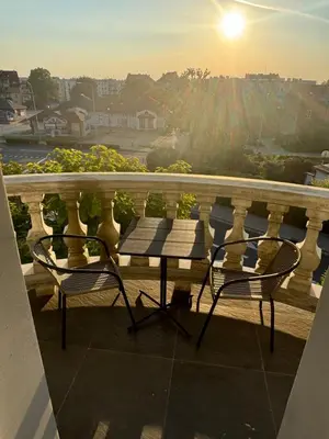 Balkon lub taras w obiekcie Hotel Granit