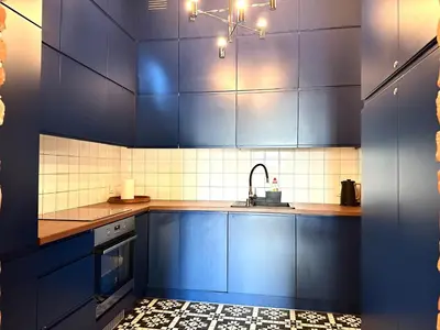 Kuchnia lub aneks kuchenny w obiekcie Jagiellończyka Apartment - Self Check-In 20h