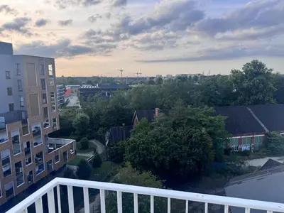 Balkon lub taras w obiekcie Kępa Mieszczańska apartment