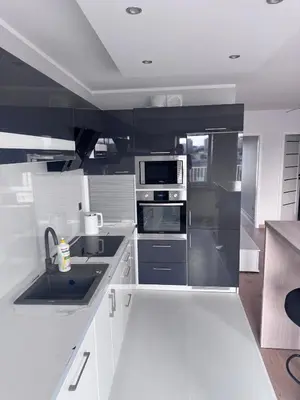 Kuchnia lub aneks kuchenny w obiekcie Kępa Mieszczańska apartment
