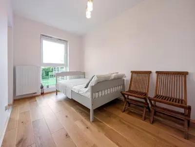 Łóżko lub łóżka w pokoju w obiekcie Wichrowa Comfort Zone Apartment by BookingHost