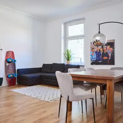 Apartament z wykuszem