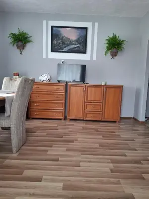 Telewizja i/lub zestaw kina domowego w obiekcie Apartament Świdnicka