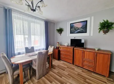 Telewizja i/lub zestaw kina domowego w obiekcie Apartament Świdnicka
