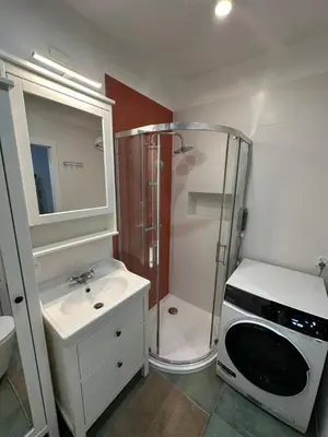 Łazienka w obiekcie Apartament Piastów 12