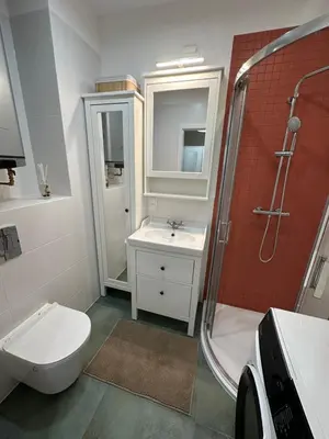Łazienka w obiekcie Apartament Piastów 12