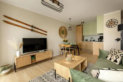 Telewizja i/lub zestaw kina domowego w obiekcie Apartament Duch Gór