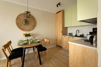 Kuchnia lub aneks kuchenny w obiekcie Apartament Duch Gór
