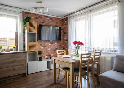 Kuchnia lub aneks kuchenny w obiekcie Graniczna Apartment Garden Suite - ProperUNIT