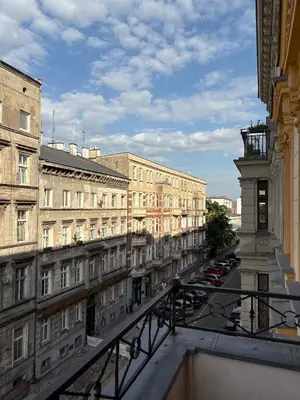 Widok na miasto Wrocław z tego hostelu