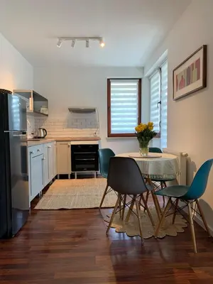 Kuchnia lub aneks kuchenny w obiekcie Apartament Ogrodowa