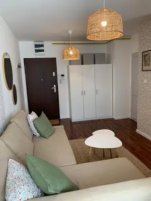 Część wypoczynkowa w obiekcie Apartament Ogrodowa