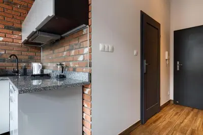 Kuchnia lub aneks kuchenny w obiekcie Central Apartments- Cozy and Stylish - Kosciuszki 28
