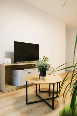 Telewizja i/lub zestaw kina domowego w obiekcie Justinrent PALATIUM 13