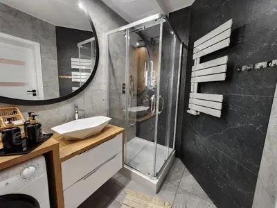 Łazienka w obiekcie Apartament CASABLANCA - Wałbrzych, Podzamcze