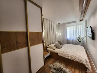 Łóżko lub łóżka w pokoju w obiekcie Apartament CASABLANCA - Wałbrzych, Podzamcze