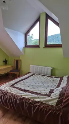 Łóżko lub łóżka w pokoju w obiekcie Agroturystyka Kalinowe Ranczo