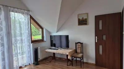 Telewizja i/lub zestaw kina domowego w obiekcie Agroturystyka Kalinowe Ranczo