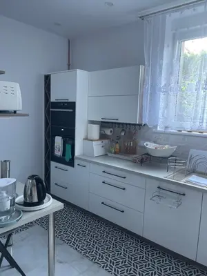 Kuchnia lub aneks kuchenny w obiekcie Apartament Mechnice koło Opola