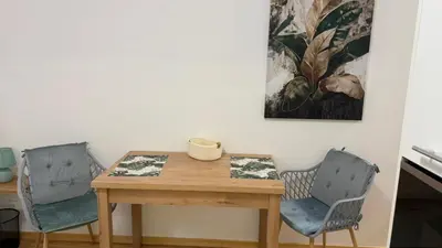 Część wypoczynkowa w obiekcie Green Leaf Studio