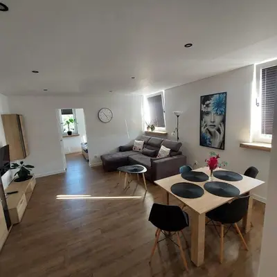 Część wypoczynkowa w obiekcie Apartament MiKaTy