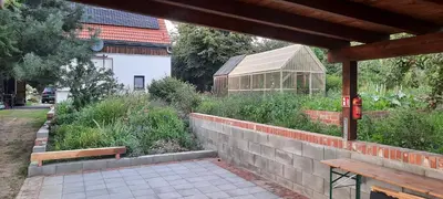 Ogród w obiekcie Pełen Wypas - Dziadówka