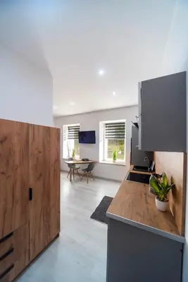 Kuchnia lub aneks kuchenny w obiekcie Apartament pod Zamkiem Książ 