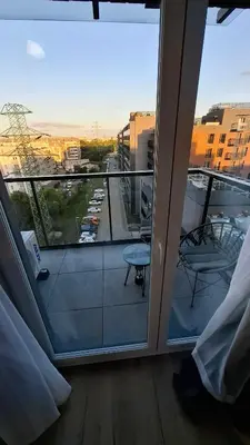 Balkon lub taras w obiekcie POLE DANCE Apartment Lalka Miłości