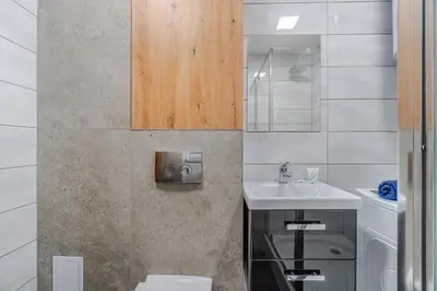 Łazienka w obiekcie Apartament Lubliniec Centrum, PW Invest Home