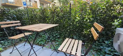 Ogród w obiekcie Fairytales Apartment Czysta II