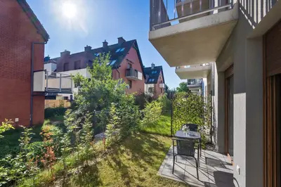 Budynek, w którym mieści się apartament