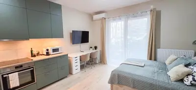 Kuchnia lub aneks kuchenny w obiekcie Fairytales Apartment Czysta III