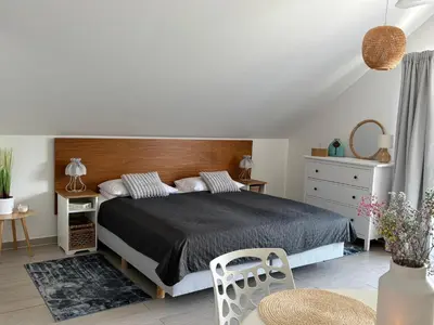 Łóżko lub łóżka w pokoju w obiekcie Apartament Czarna Góra - Stubai 41