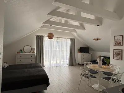 Telewizja i/lub zestaw kina domowego w obiekcie Apartament Czarna Góra - Stubai 41
