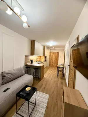 Kuchnia lub aneks kuchenny w obiekcie LOFT Apartament I Opole