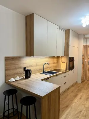Kuchnia lub aneks kuchenny w obiekcie LOFT Apartament I Opole
