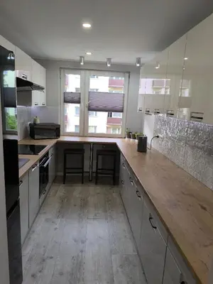 Kuchnia lub aneks kuchenny w obiekcie Belle Apartament