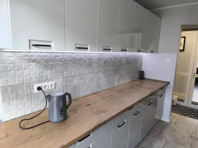 Kuchnia lub aneks kuchenny w obiekcie Belle Apartament