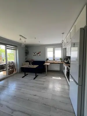 Kuchnia lub aneks kuchenny w obiekcie Apartment Jagodno