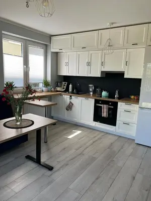 Kuchnia lub aneks kuchenny w obiekcie Apartment Jagodno